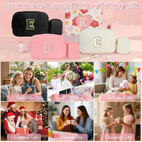 Personalized Initial Fanny Pack for Girls - Perfect Birthday Gift in Cream-M - Picture 7 of 9